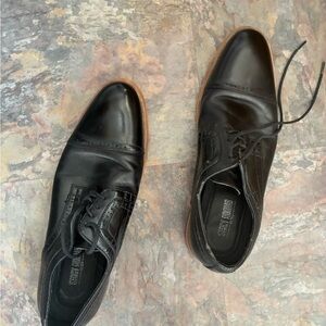 Stacy Adams Black Leather Oxfords